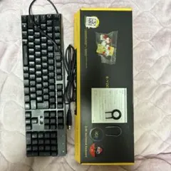 e元素メカニカル式ゲーミングキーボード 赤軸・フルサイズ109キー