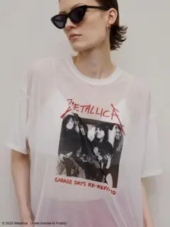 AMERI METALLICA シアーTシャツ ホワイトのサムネイル