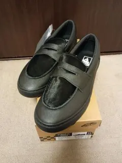 VANS ローファー V196CF HL BLACK/BLACK 29cm