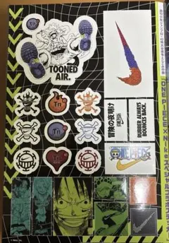 ONE PIECE × NIKE スペシャルコラボステッカー42 43特大合併号