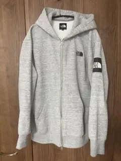 ノースフェイス　ジップアップパーカー　グレー　L