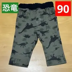 恐竜柄ズボン　パンツ　90サイズ 男の子　ベビー服　長ズボン　秋冬服　かっこいい