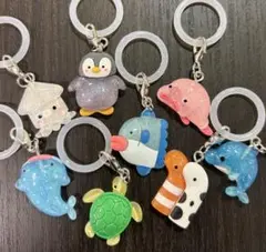 海のいきもの　めじるしアクセサリー　チャーム