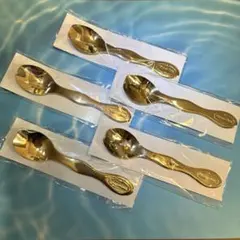 【非売品】✨️✨️Häagen-Dazs ✨️✨️ 金の スプーン 5個のサムネイル