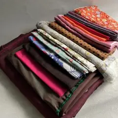 大量まとめ売り 布 生地　17枚セット　ストライプ