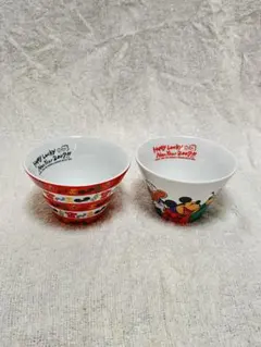 ディズニーお正月限定デザイン キャラクターイラスト小鉢食器セット