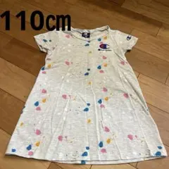 キッズ 女の子 チャンピオン 半袖ワンピース 110㎝