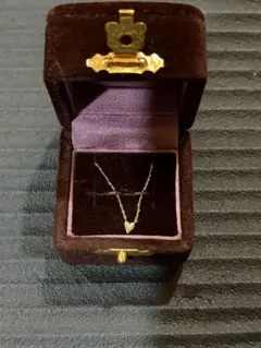 ete K10 ダイヤモンドネックレス0.01ct ジュエリーボックス付き - メルカリ