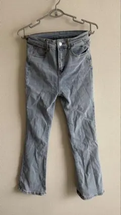 SHEIN ライトブルー フレアデニム 12-13Y