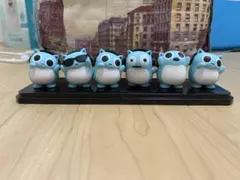 ブルーハムハム フィギュア 6体セット 台座付き 小傷あり まとめ売り