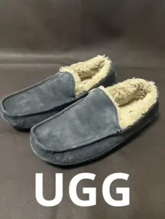ち*め様 美品 アグ UGG ASCOT モカシン スリッポン ムートン 27c