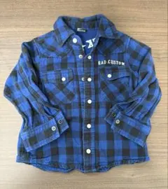 RAD CUSTOM チェックシャツ 90cm