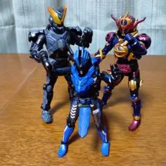 仮面ライダー怪人　 可動フィギュア ３体セット
