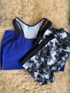 スポーツ用セパレート水着 Mサイズ ブルーのサムネイル