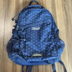 Coleman リュック ネイビー ドット柄のサムネイル