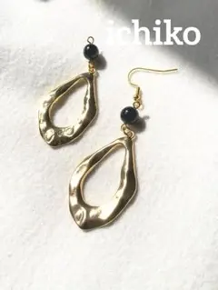 No.27 変形リング大ぶりピアス⭐︎イヤリング