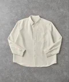 【CIYOT-シヨウト-】ウールライクファブリックルーズレギュラーカラーシャツ