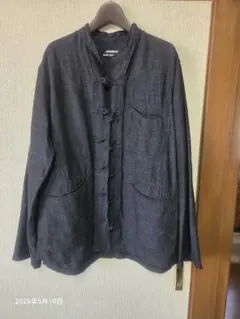 AUBERGE BIL CHARBON size40 ブラックインディゴリネン - メルカリ