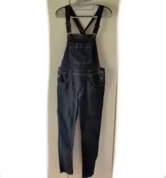 ◯美品　JEANASISデニムスキニーサロペット