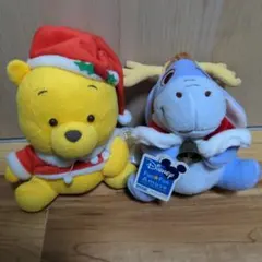 【ぬいぐるみ】くまのプーさん・イーヨークリスマス仕様【ディズニー】
