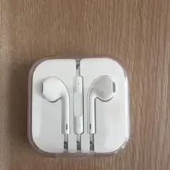 Apple ホワイト 有線イヤホン ケース付き