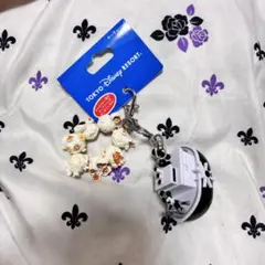 ディズニー 蒸気船ウィリー キーチェーン ポップコーンバケット　ミートミッキー