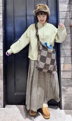 【美品】 niko and オリジナル2WAYテープトートバッグ