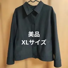 UNIQLO ジャージーリラックスジャケット XL ブラック