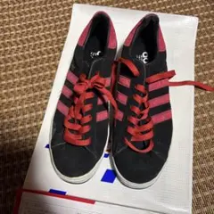 アディダスadidas originals キャンパス 赤×紺 スエード25.5
