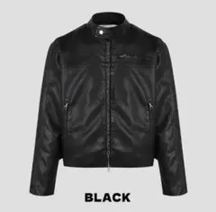 raucohouse トラックラインレーサージャケット　黒　2plan