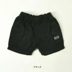 新品タグ付★F.O.KIDS★カラーハーフパンツ5分丈 ブラック 90㎝ 送料込