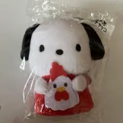 ローソンからあげクン × サンリオコラボ　マスコット　ボチャッコ　指人形