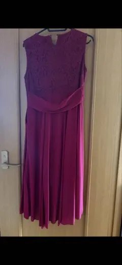 値下げしました！ワインレッド パーティードレス ノースリーブ