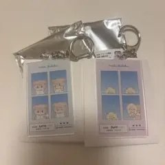 mikko ポップアップ アクリルキーホルダー　ラテ　パフ　証明写真風