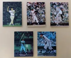 カルビープロ野球カード　1975年　読売ジャイアンツ　5枚セット