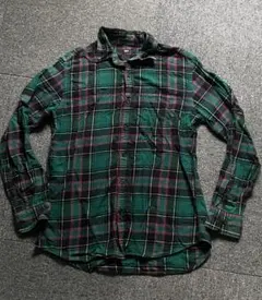 UNIQLO/ユニクロ　長袖　フランネルチェックシャツ　サイズL
