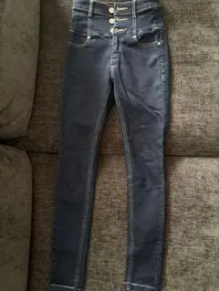 エモダ　EMODA スキニーパンツ　ネイビー