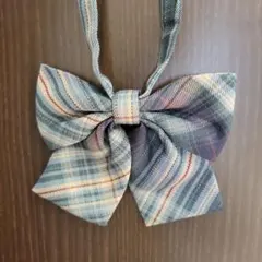 なんちゃって制服 リボン チェック柄リボン
