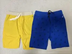 ★プチバトー★6歳ハーフパンツ2枚セット