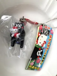 ご当地キティ 熊本限定 くまモン 根付 ストラップ