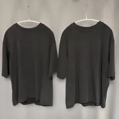 ユニクロ エアリズム コットンオーバーサイズTシャツ ２枚セット