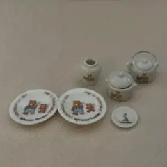 Sylvanian Families ミニチュア　陶器　セット 6点