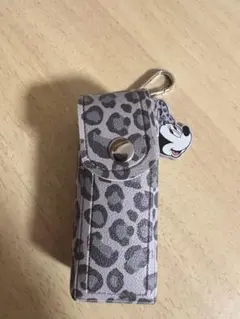 Disney ヒョウ柄　ミニー　リップケース　グレー　しまむら　店舗限定
