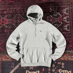 NIKE ナイキ ハーフジップ パーカー グレー M
