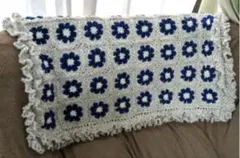 手編み　ブランケット　かぎ針編み