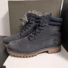 【ケア済】Timberland ワークブーツ ネイビー 26.5cm