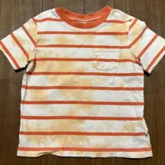 GAP ギャップ　ベビーキッズTシャツ　95㎝　オレンジボーダー