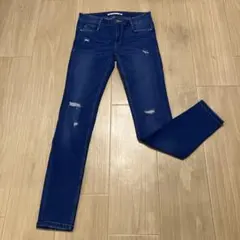 ZARA ダメージ加工 スキニーデニム EUR 34