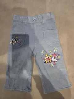 アンパンマン　デニム風ボトムス 8部丈　90サイズ