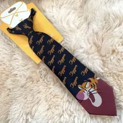 新品 未使用 ディズニー ティガー ネクタイ くまのプーさん 虎